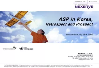 ASP in Korea, Retrospect and Prospect