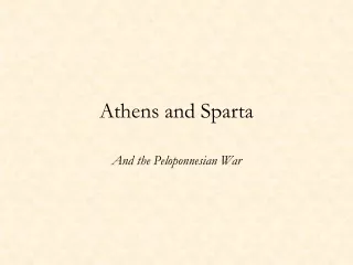 Athens and Sparta
