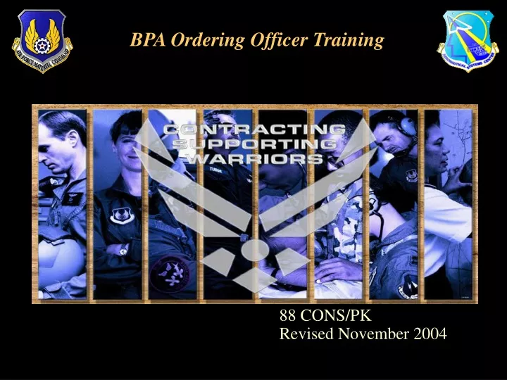 bpa ordering officer training