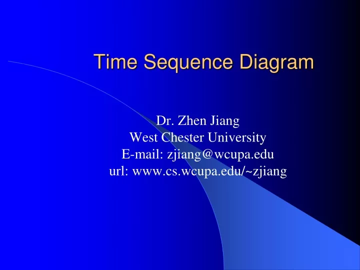 time sequence diagram