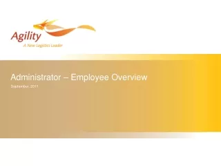 Administrator – Employee Overview