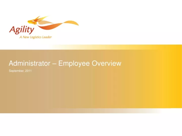 administrator employee overview