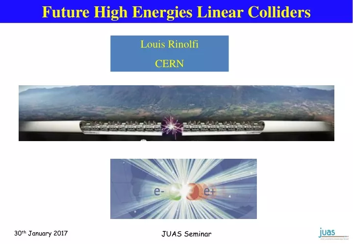 future high energies linear colliders
