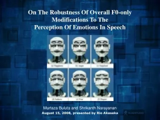 On The Robustness Of Overall F0-only Modifications To The Perception Of Emotions In Speech