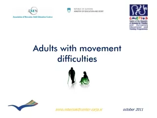 Adults with movement difficulties