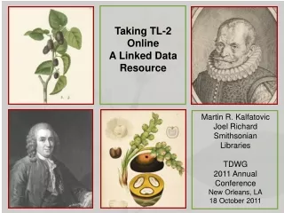 Taking TL-2 Online A Linked Data Resource