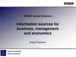 Unlocking Business Insights: WISER Overview for Market Research - slide 1