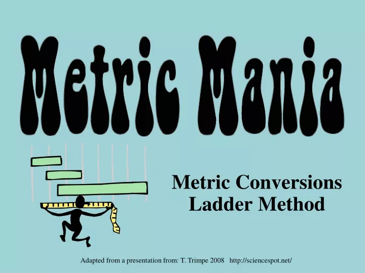 metric conversions ladder method