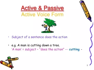 Active &amp; Passive Active Voice Form
