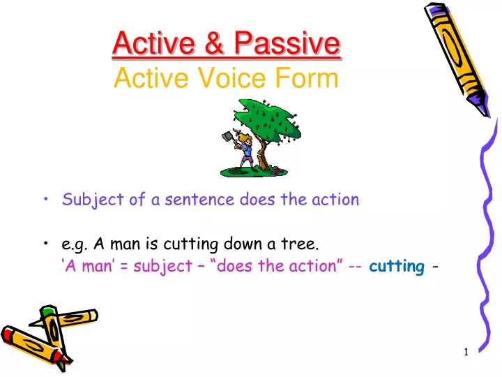 active passive active voice form