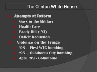 The Clinton White House
