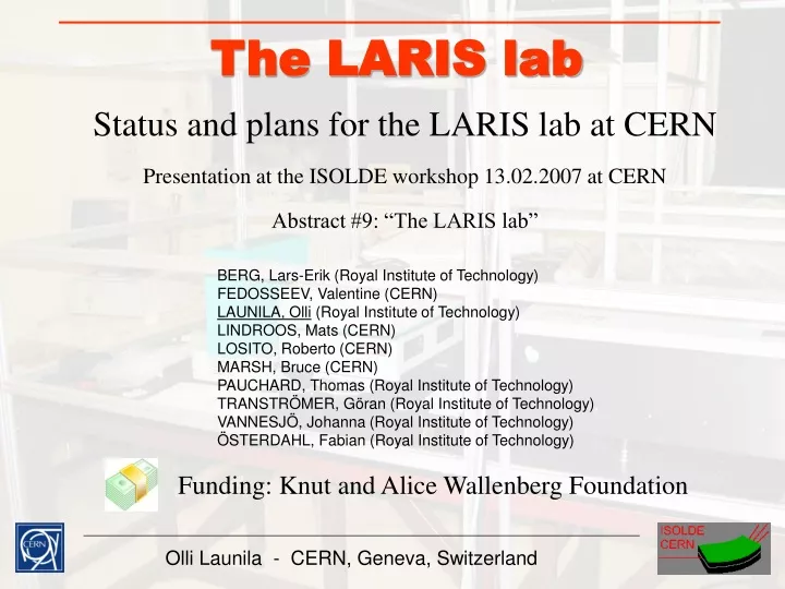 the laris lab