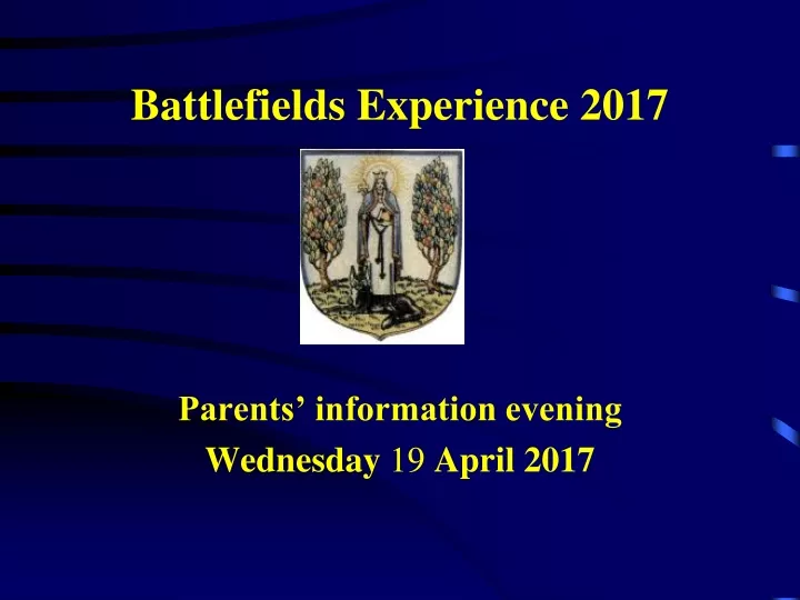 battlefields experience 2017