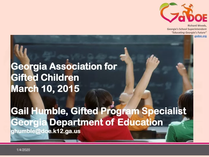 georgia association for gifted children march