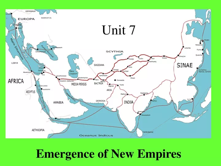 emergence of new empires