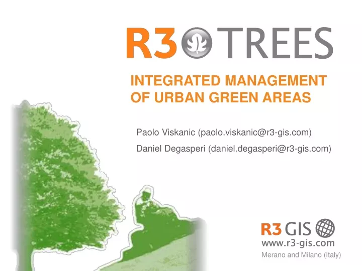 integrated management of urban green areas