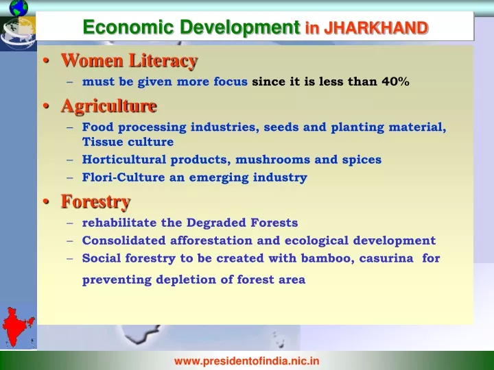 economic development in jharkhand