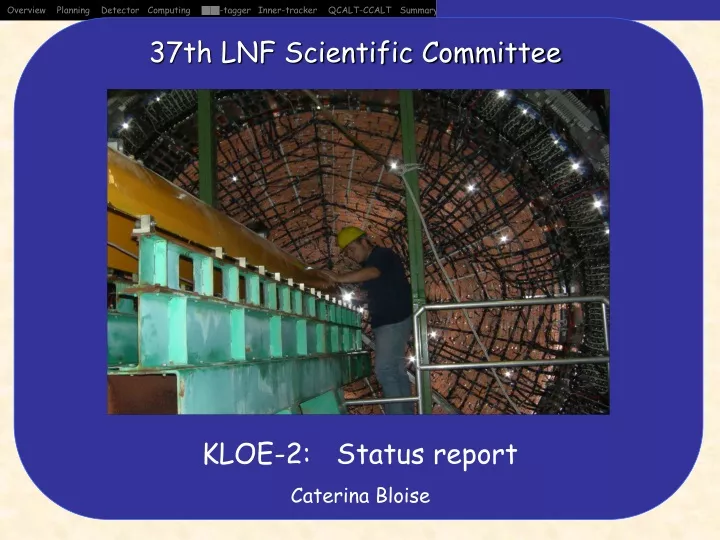 kloe 2 status report