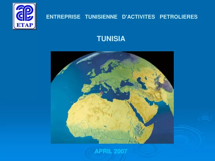 entreprise tunisienne d activites petrolieres