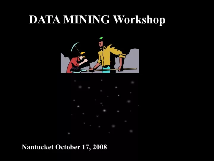 data mining workshop