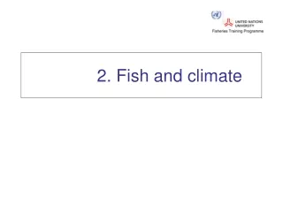 2. Fish and climate