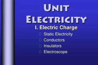 Unit Electricity
