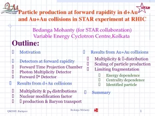Particle production at forward rapidity in d+Au  and Au+Au collisions in STAR experiment at RHIC