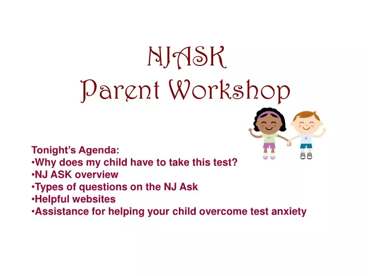 njask parent workshop