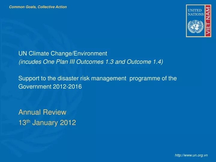 annual review 13 th january 2012