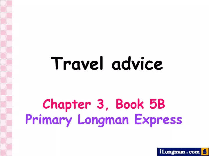 travel advice