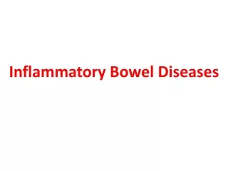 Inflammatory Bowel Diseases