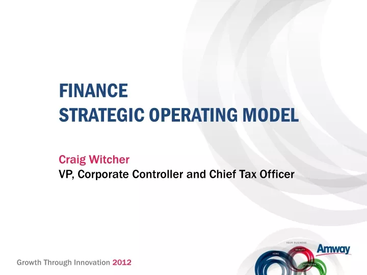 finance strategic operating model