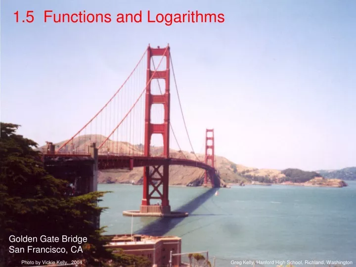 1 5 functions and logarithms