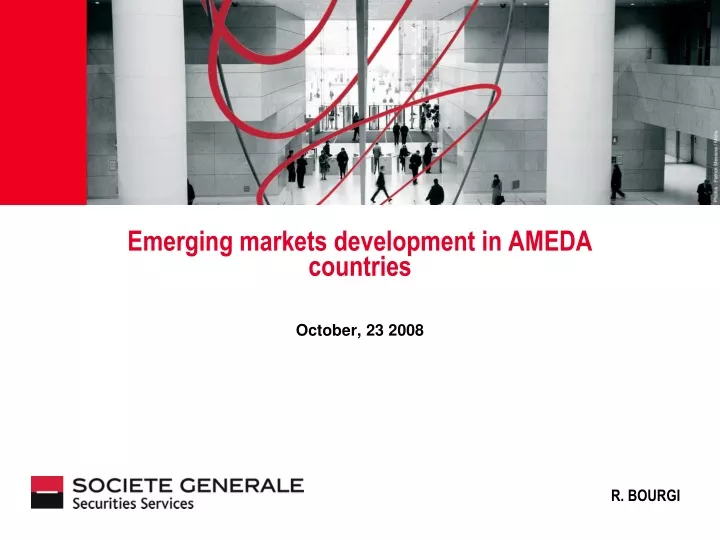 emerging markets development in ameda countries