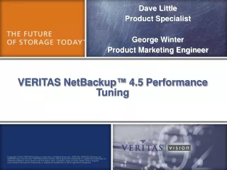 VERITAS NetBackup ™  4.5 Performance Tuning