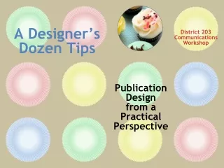 A Designer’s Dozen Tips