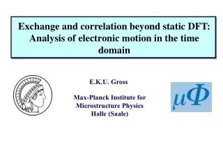 Exchange and correlation beyond static DFT:  Analysis of electronic motion in the time domain