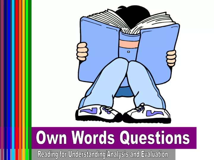 own words questions