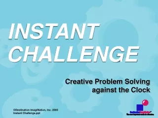 Creative Problem Solving against the Clock