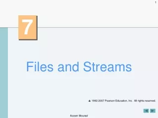 Files and Streams