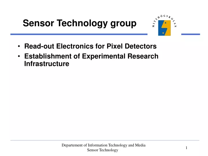 sensor technology group