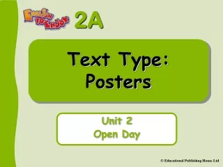 Text Type: Posters