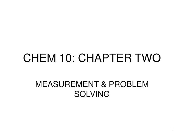 chem 10 chapter two