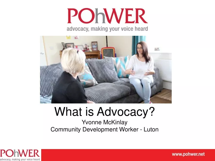 what is advocacy yvonne mckinlay community