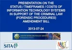 Comparative Analysis of CODIS and Solve Technologies for Criminal Law Support - slide 1