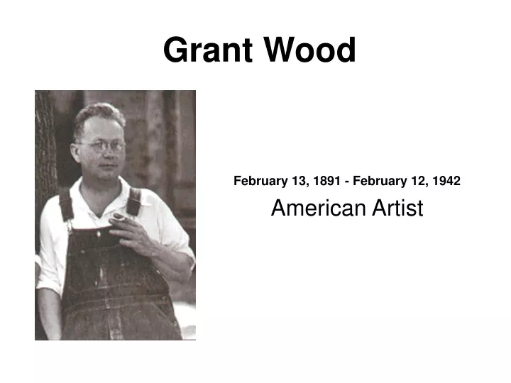 grant wood