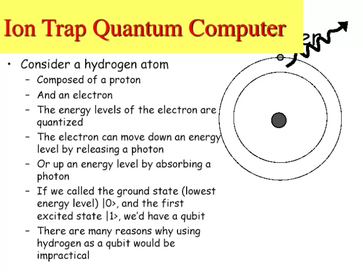 ion trap quantum computer