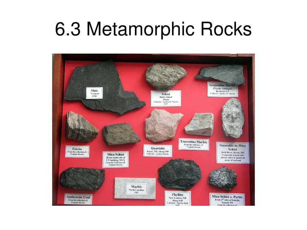 PPT - 6.3 Metamorphic Rocks PowerPoint Presentation, free download - ID ...