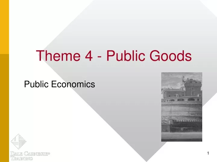 theme 4 public goods