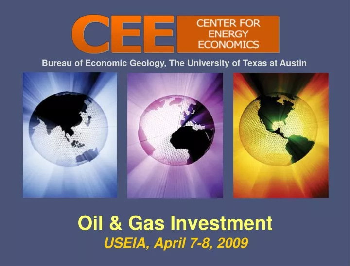 oil gas investment useia april 7 8 2009